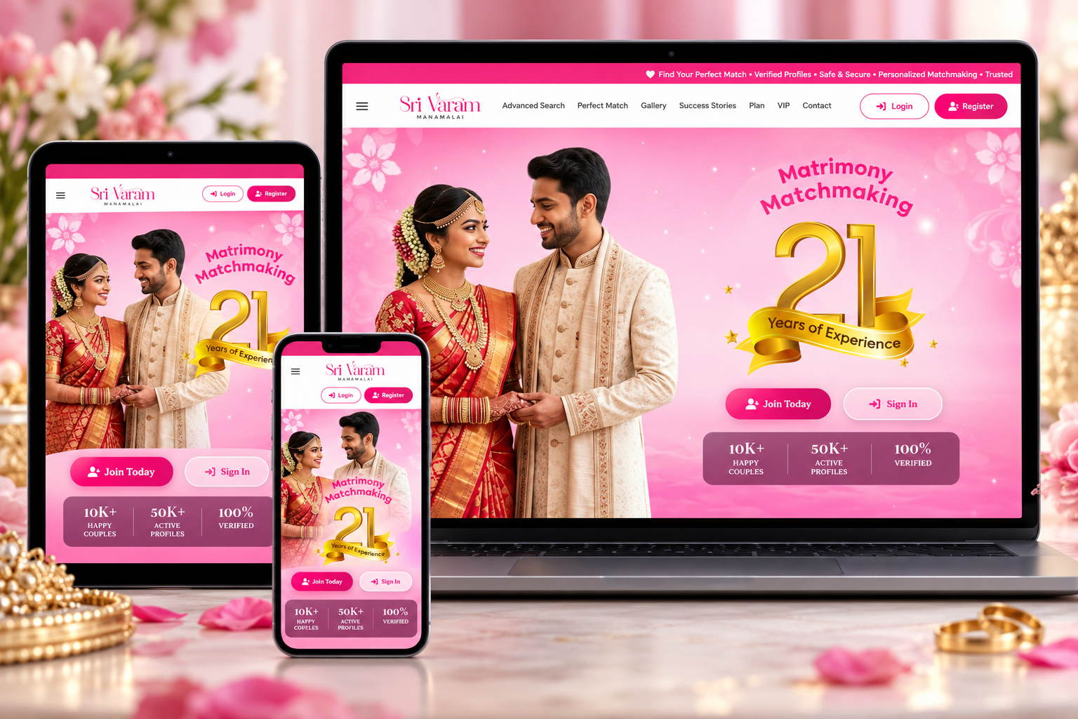 Matrimony website by Bharath A